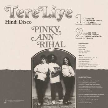 LP Pinky Ann Rihal: Tere Liye (Hindi Disco)