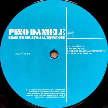 2LP Pino Daniele: Come Un Gelato All'equatore