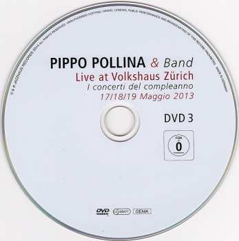 3DVD Pippo Pollina & Band: Live At Volkshaus Zürich