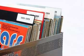 Técnica de áudio Plastový rozdělovač na LP desky Červený