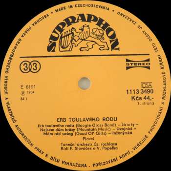 LP Plavci: Erb Toulavého Rodu