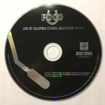 CD Poco: Live At Columbia Studios, Hollywood 30/9/71