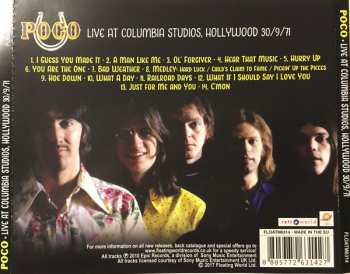 CD Poco: Live At Columbia Studios, Hollywood 30/9/71