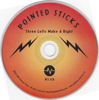 CD The Pointed Sticks: Three Lefts Make A Right