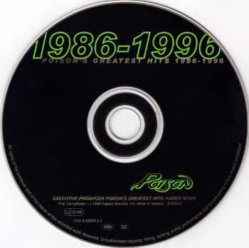 CD Poison: Poison's Greatest Hits 1986-1996