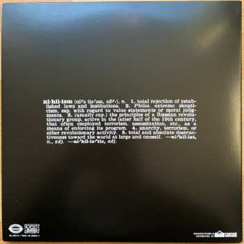 2LP Poison Idea: Blank Blackout Vacant