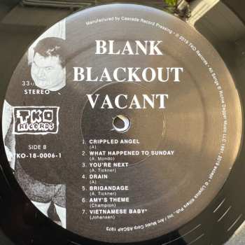 2LP Poison Idea: Blank Blackout Vacant