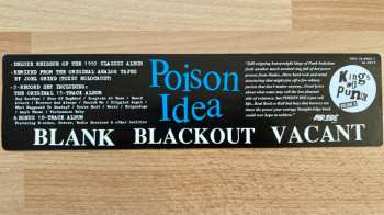 2LP Poison Idea: Blank Blackout Vacant