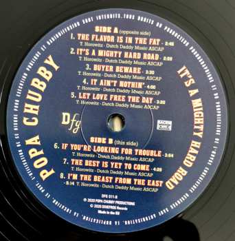 2LP Popa Chubby: It's A Mighty Hard Road