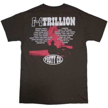 Mercancía Post Malone: Post Malone Unisex T-shirt: F-1 Trillion (back Print) (x-large) XL