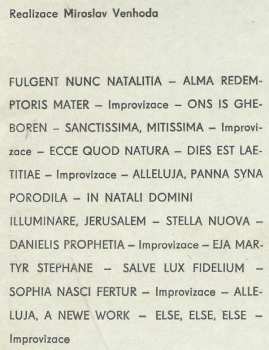 LP Prague Madrigal Singers: Koledy Staré Evropy