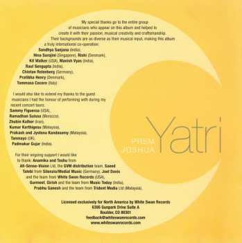 CD Prem Joshua: Yatri (Mystics Of Sound)