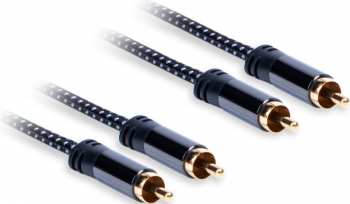 Técnica de áudio Premium PA430 - 2 x RCA - 2 x RCA 0,75m