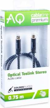 Técnica de áudio Premium PA500 - Optický Toslink kabel 0,75m