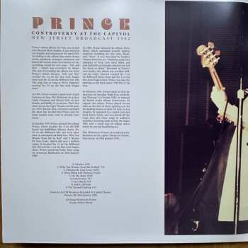 2LP Prince: Controversy At The Capitol (New Jersey Broadcast 1982) CLR