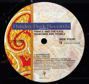 4LP/Caja Prince: Diamonds And Pearls DLX