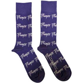 Mercancía Prince: Prince Unisex Ankle Socks: Logo Repeat (purple) (uk Size 4 - 7) 36 - 42