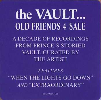 LP Prince: The Vault... Old Friends 4 Sale