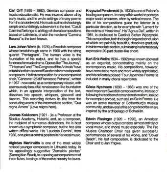 CD Pro Musica Chamber Choir: Where Love Reigns