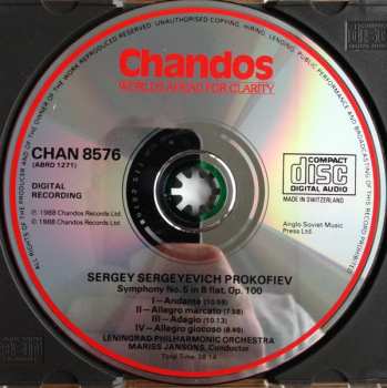 CD Sergei Prokofiev: Symphony No. 5 In B Flat Op. 100