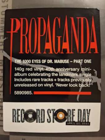 LP Propaganda: Die 1000 Augen Des Dr. Mabuse / The 1000 Eyes Of Dr. Mabuse - Part One LTD