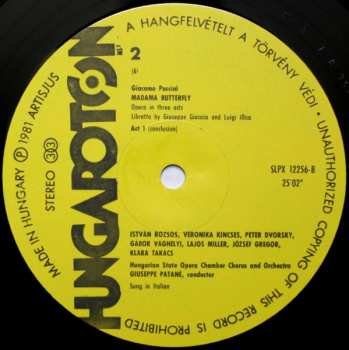 3LP/Caja Giacomo Puccini: Madama Butterfly