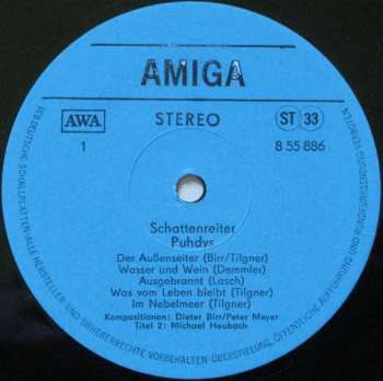 LP Puhdys: Puhdys 10: Schattenreiter