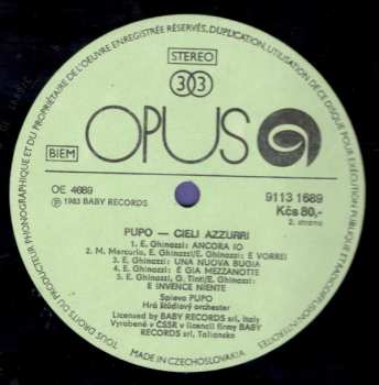 LP Pupo: Cieli Azzurri
