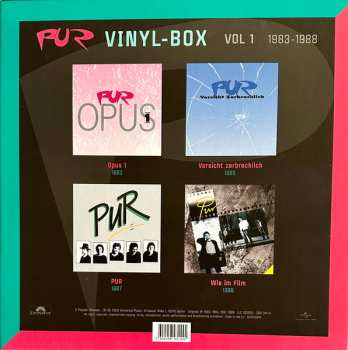 4LP/Caja Pur: Pur Vinyl-Box Volume 1 (1983 - 1988) LTD | CLR
