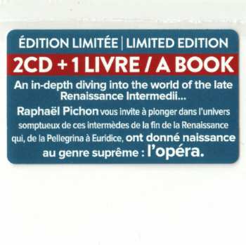 2CD Raphaël Pichon: Stravaganza D'Amore! - The  Birth Of Opera At The Medici Court