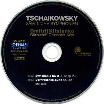 8CD/Caja Pyotr Ilyich Tchaikovsky: Sämtliche Symphonien