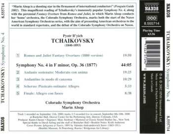 CD Pyotr Ilyich Tchaikovsky: Symphony No. 4 / Romeo And Juliet