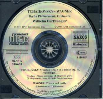 CD Pyotr Ilyich Tchaikovsky: Symphony No 6 "Pathétique" / Tristan Und Isolde: Prelude And Liebestod