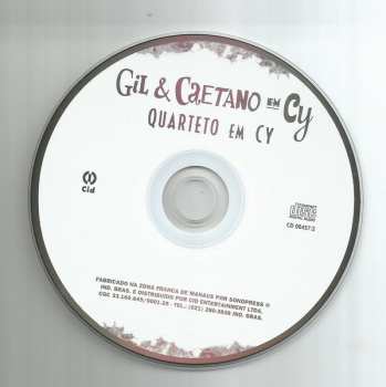 CD Quarteto Em Cy: Gil & Caetano Em Cy
