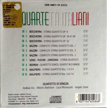 10CD/Caja Quartetto D'Archi Di Venezia: Quartetti Italiani