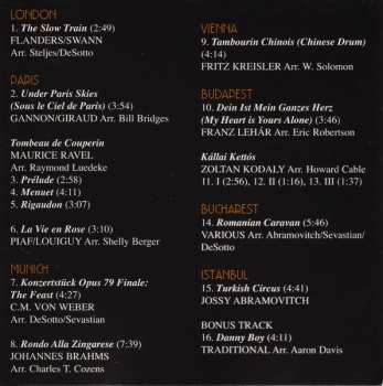 CD Quartetto Gelato: Travels The Orient Express