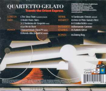 CD Quartetto Gelato: Travels The Orient Express