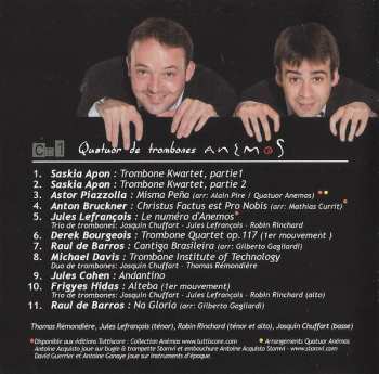 2CD Quatuor Anémos: Anémos & Co