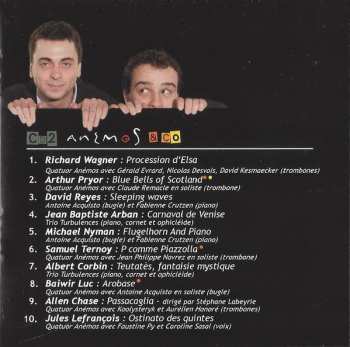 2CD Quatuor Anémos: Anémos & Co