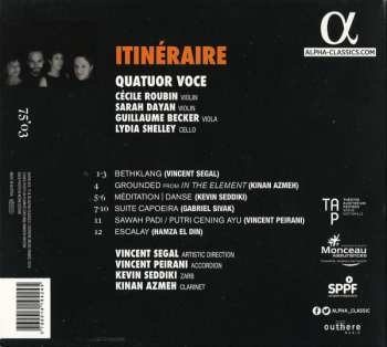 CD Vincent Segal: Itinéraire