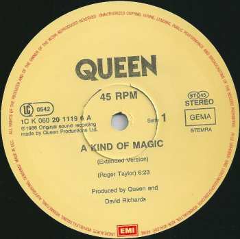 LP Queen: A Kind Of Magic (Extended Version)