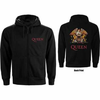 Mercancía Queen: Dámská Mikina Na Zip Classic Crest  S