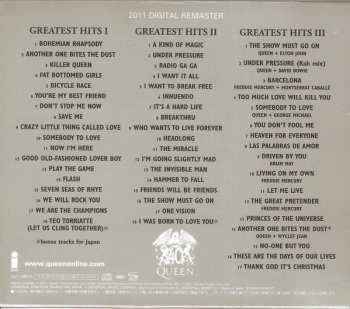 3CD/Caja Queen: Greatest Hits I II & III (The Platinum Collection) LTD