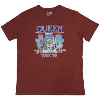 Mercancía Queen: Queen Unisex T-shirt: Tour '80 (small) S