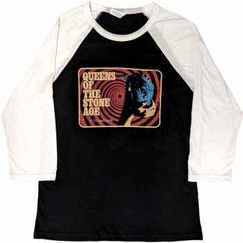 Mercancía Queens Of The Stone Age: Queens Of The Stone Age Unisex Raglan T-shirt: In Technicolour (xx-large) XXL