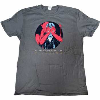 Mercancía Queens Of The Stone Age: Queens Of The Stone Age Unisex T-shirt: Villains R&l 2017 (back Print) (small) S