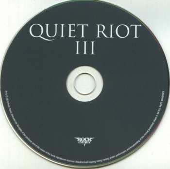 CD Quiet Riot: QR III