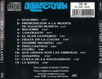 CD Quilapayún: En Avant! Adelante!