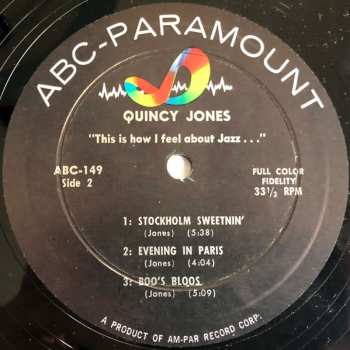 CD Quincy Jones: This Is How I Feel About Jazz