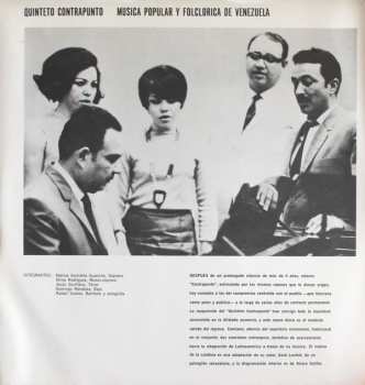LP Quinteto Contrapunto: Música Popular Y Folclórica De Venezuela Volumen 5